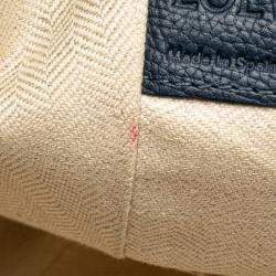 Pre Owned Loewe Blue Small Leather Hammock Satchel