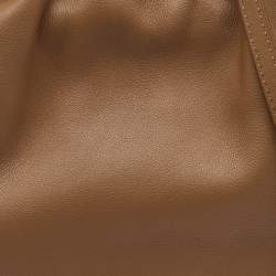 Pre Owned Loewe Brown Leather Mini Flamenco Shoulder Bag