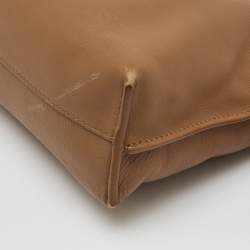 Pre Owned Loewe Brown Leather Mini Flamenco Shoulder Bag