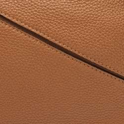 Pre Owned Loewe Tan Leather Small Puzzle Shoulder Bag