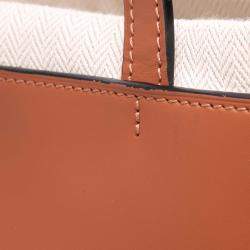 Pre Owned Loewe Brown Leather Ikebana Tote