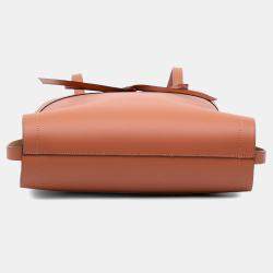 Pre Owned Loewe Brown Leather Ikebana Tote