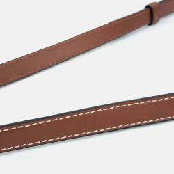 Pre Owned Loewe Brown Leather Gate Anagram Bucket Bag