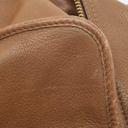 Pre Owned Loewe Brown Leather Amazona Satchel