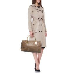 Pre Owned Loewe Brown Leather Amazona Satchel