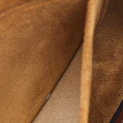 Pre Owned Loewe Brown Leather Mini Gate Dual Bag