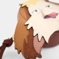 Pre Owned Loewe Heen Cookie Calfskin Coin Pouch