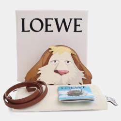 Pre Owned Loewe Heen Cookie Calfskin Coin Pouch