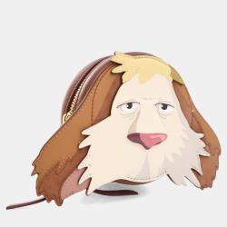 Pre Owned Loewe Heen Cookie Calfskin Coin Pouch