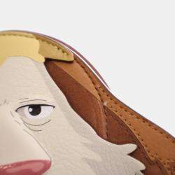 Pre Owned Loewe Heen Cookie Calfskin Coin Pouch