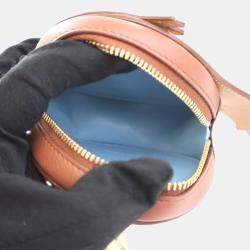 Pre Owned Loewe Heen Cookie Calfskin Coin Pouch