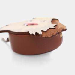 Pre Owned Loewe Heen Cookie Calfskin Coin Pouch