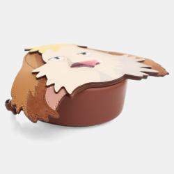 Pre Owned Loewe Heen Cookie Calfskin Coin Pouch