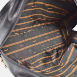 Pre Owned Loewe Amazona 32 Black Leather Handbag