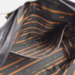 Pre Owned Loewe Amazona 32 Black Leather Handbag