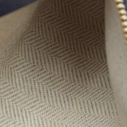 Pre Owned Loewe Black/Orange Leather and Patent Leather Anagram T Pouch