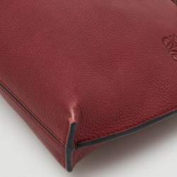 Pre Owned Loewe Red Leather Small Missy Clutch