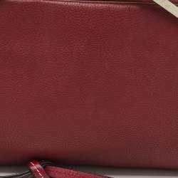 Pre Owned Loewe Red Leather Small Missy Clutch
