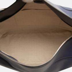 Pre Owned Loewe Blue Large Calfskin Puzzle Satchel