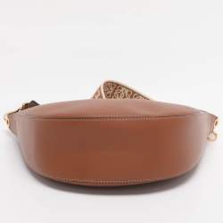 Pre Owned Loewe Brown Small Leather Luna Hobo