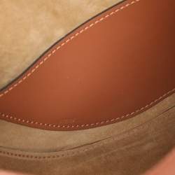 Pre Owned Loewe Brown Small Leather Luna Hobo