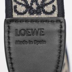 Pre Owned Loewe Black Leather Mini Gate Crossbody Bag