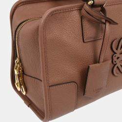 Pre Owned Loewe Brown Leather Amazona 28 Handbag