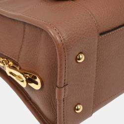 Pre Owned Loewe Brown Leather Amazona 28 Handbag