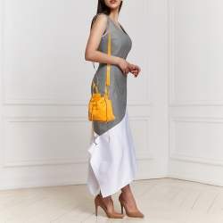 Pre Owned حقيبة لويس هاموك ميني جلد برتقالي برباط