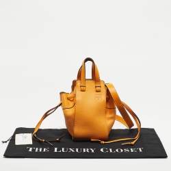 Pre Owned حقيبة لويس هاموك ميني جلد برتقالي برباط