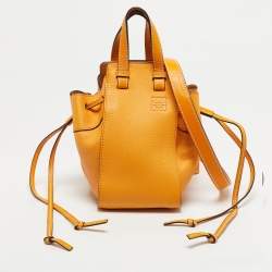 Pre Owned حقيبة لويس هاموك ميني جلد برتقالي برباط