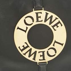 Pre Owned Loewe Black Leather Joyce Hobo