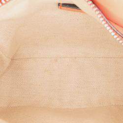 Pre Owned Loewe Orange Mini Calfskin Puzzle Satchel