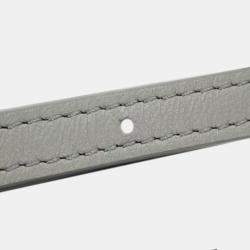 Pre Owned Loewe Grey Quilted Lambskin Goya Puffer Bag