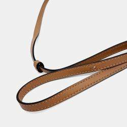 Pre Owned Loewe Brown Leather Flamengo