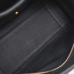 Pre Owned Loewe Black Suede Leather Amazona 28 Handbag