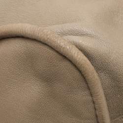 Pre Owned Loewe Olive/Burgundy Karung and Leather Anagram Shoulder Bag