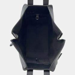 مملوكة مسبقًا Loewe Hammock Black Leather Size Compact