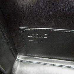 Pre Owned Loewe POSTAL Small Bag Leather Handbag Shoulder Bag Orange Red Color