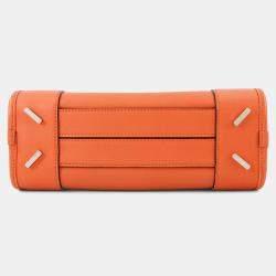 Pre Owned Loewe Amazona 2Waybag Orange Leather