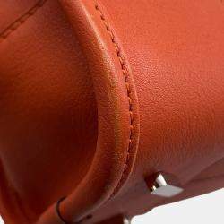 Pre Owned Loewe Amazona 2Waybag Orange Leather