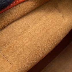 Pre Owned Loewe Amazona 2Waybag Orange Leather