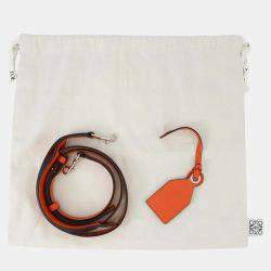 Pre Owned Loewe Amazona 2Waybag Orange Leather