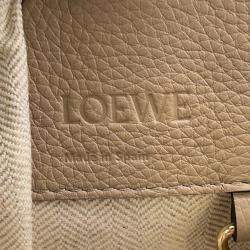 Pre Owned Loewe Hammock Compact Beige Leather
