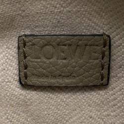Pre Owned Loewe Puzzle Bag 2Waybag Greige Leather Size Mini
