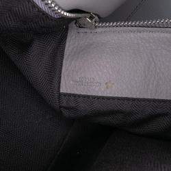 Pre Owned Loewe Grey Large Calfskin Puzzle Satchel