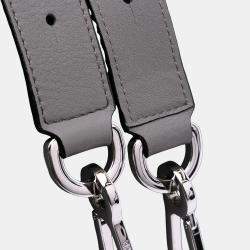 Pre Owned Loewe Grey Large Calfskin Puzzle Satchel