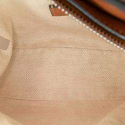 Pre Owned Loewe Brown Mini Calfskin Puzzle Satchel