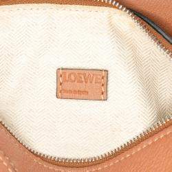 Pre Owned Loewe Brown Mini Calfskin Puzzle Satchel
