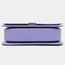 Pre Owned Loewe Purple Medium Leather Goya Crossbody